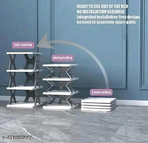 | 6 Layer shoes rack for home plastic | Foldable shoe rack | Plastic Shoe Rack | Smart Shoe Rack